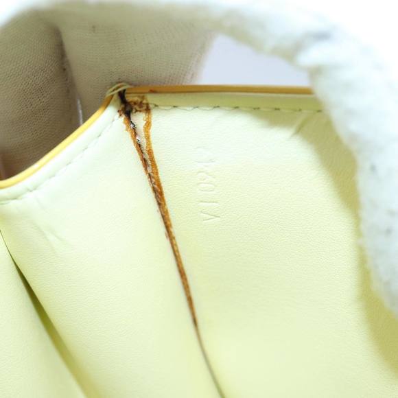 LOUIS VUITTON Monogram Vernis Spring Street Bag Lime Yellow M91068 Auth 86715 - Picture 12 of 16